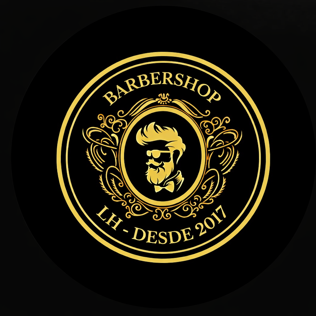 Logo Barbearia LH